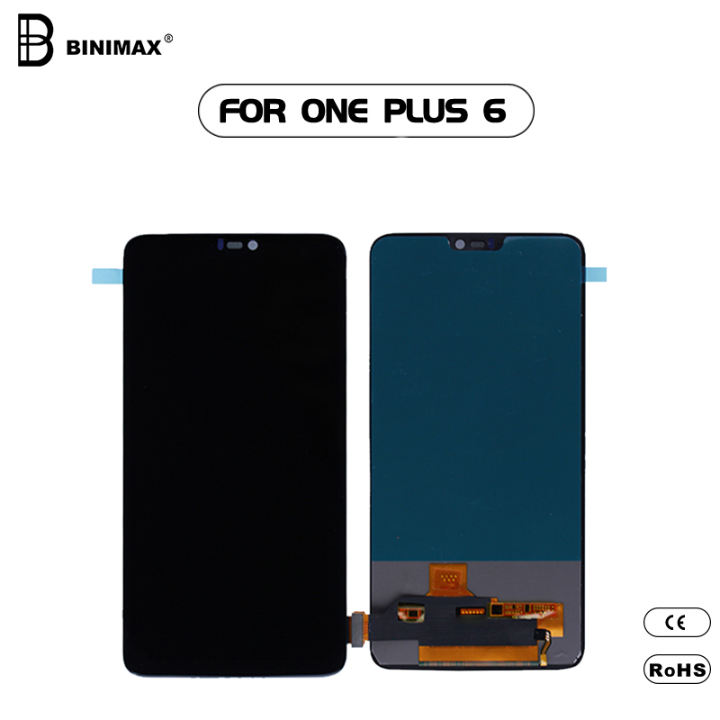 Οθόνες οθόνης SmartPhone LCD BINIMAX οθόνη για το ONE PLUS 6 κινητό τηλέφωνο